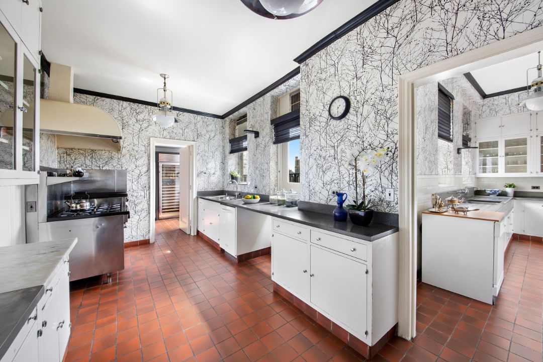 Leonard Bernstein Ues Park Ave Apartment Kitchen