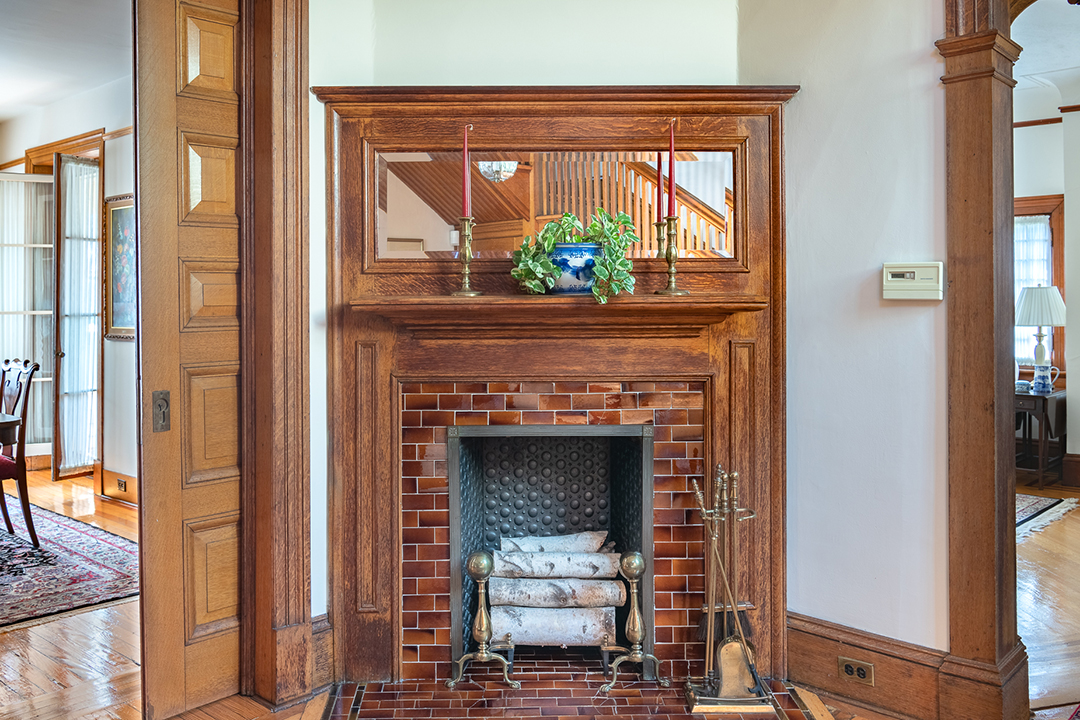 Rare Stanford White Designed Home Hits The Market In Piermont Ny Fireplace