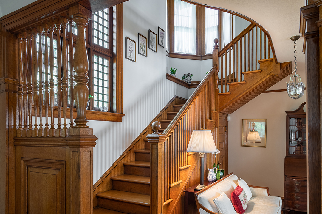 Rare Stanford White Designed Home Hits The Market In Piermont Ny Staircase