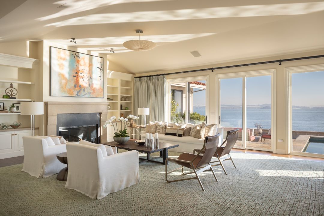 Robin Williams Bay Area Home Living Room I