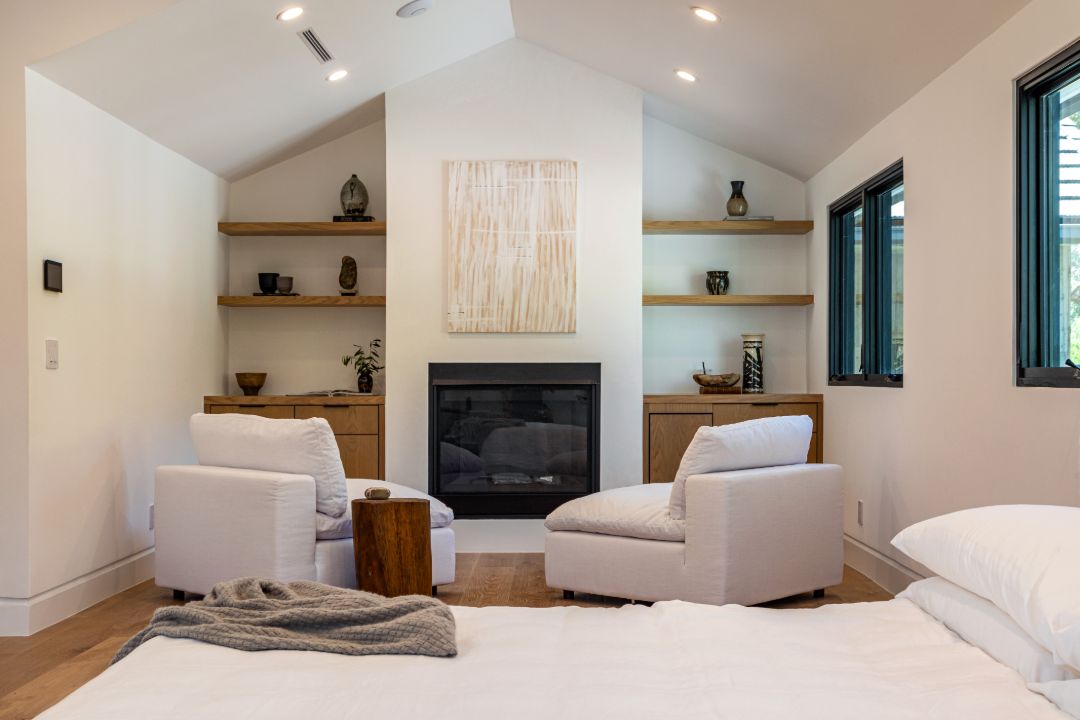 Scott Disick Hidden Hills Farmhouse Master Sitting Area