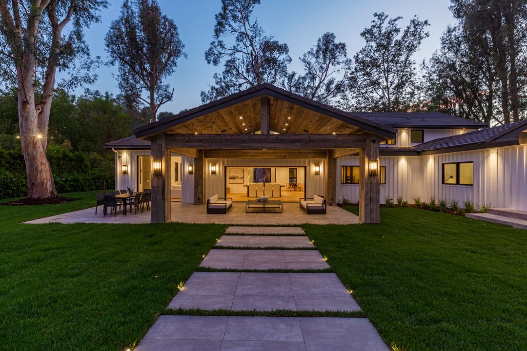 Scott Disick Hidden Hills Farmhouse Landscaping