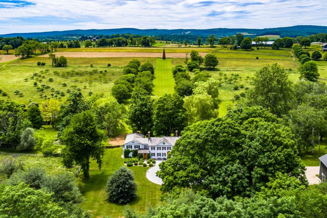 Sharon Ny English Country Estate Aerial