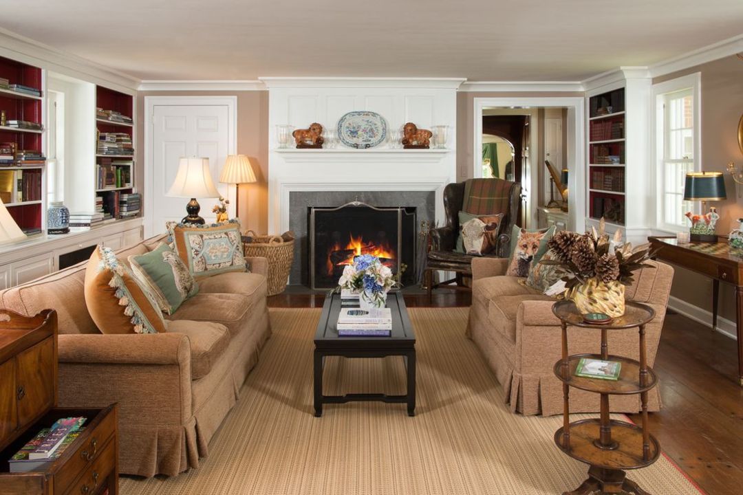 Sharon Ny English Country Estate Fireplace