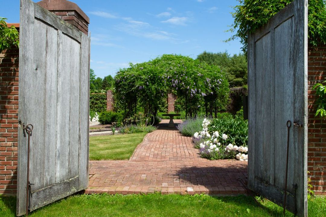 Sharon Ny English Country Estate Garden Entrance