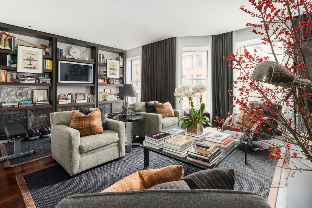 Upper West Side Coop Ralph Lauren Living Room II