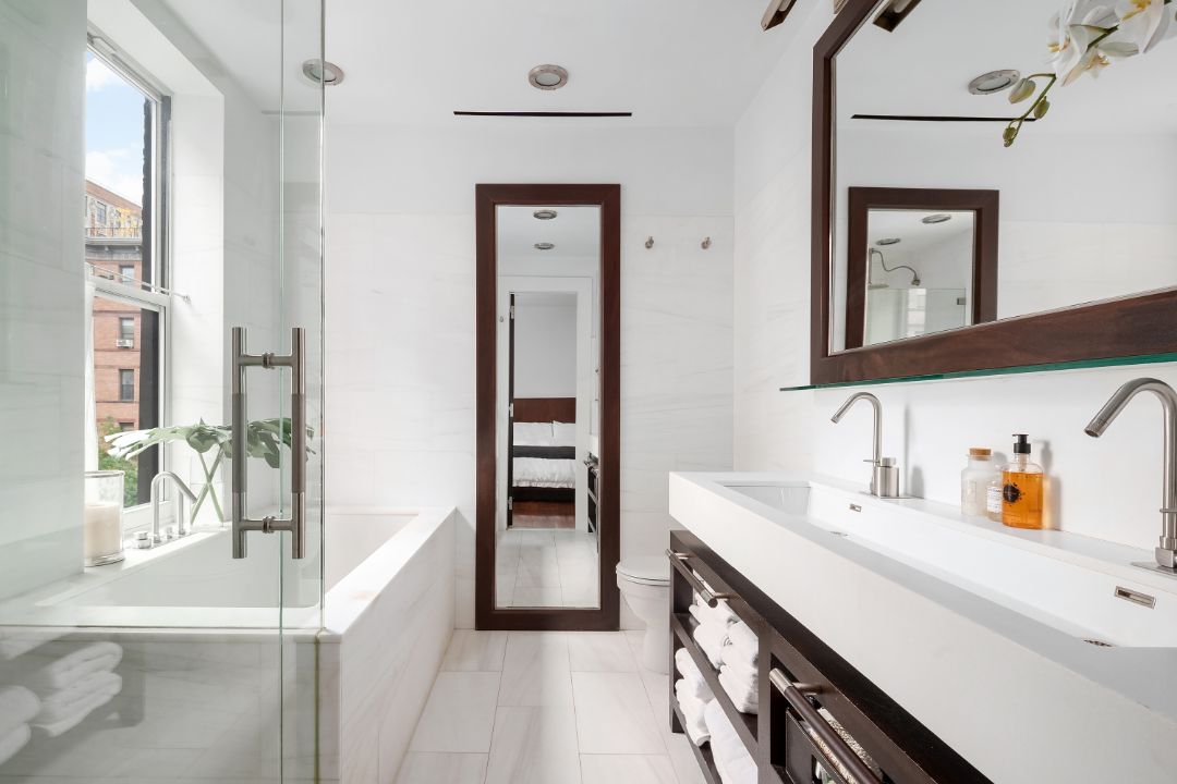 Upper West Side Coop Ralph Lauren Bathroom