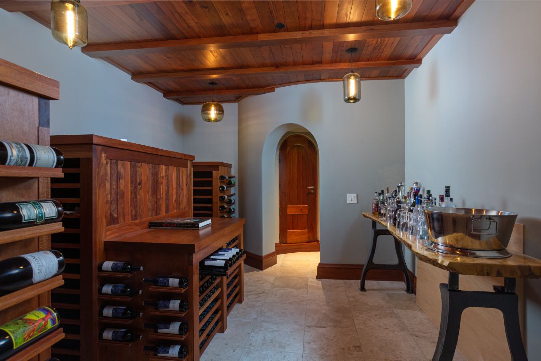 Washington Connecticut Modern Lakehouse Cellar