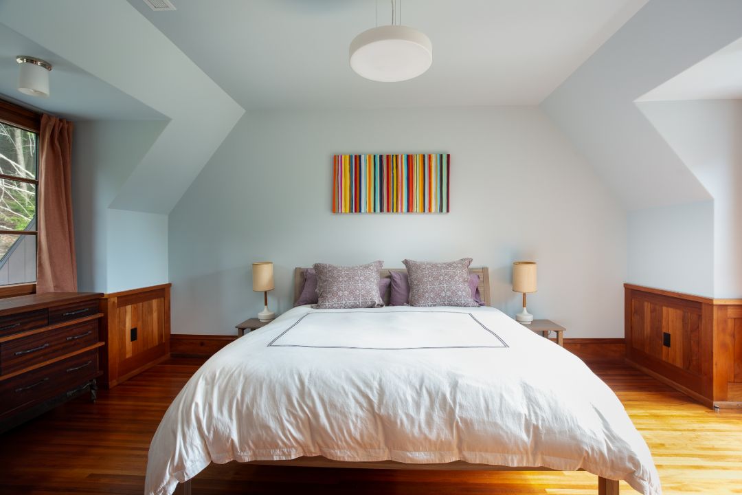 Washington Connecticut Modern Lakehouse Bedroom