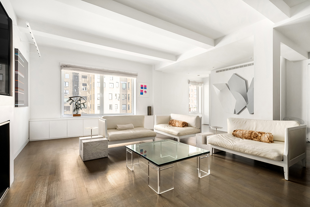 Lenox Hill Duplex Upper Level Living Room