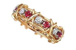 Tiffany & Co Diamond And Rubies Ring