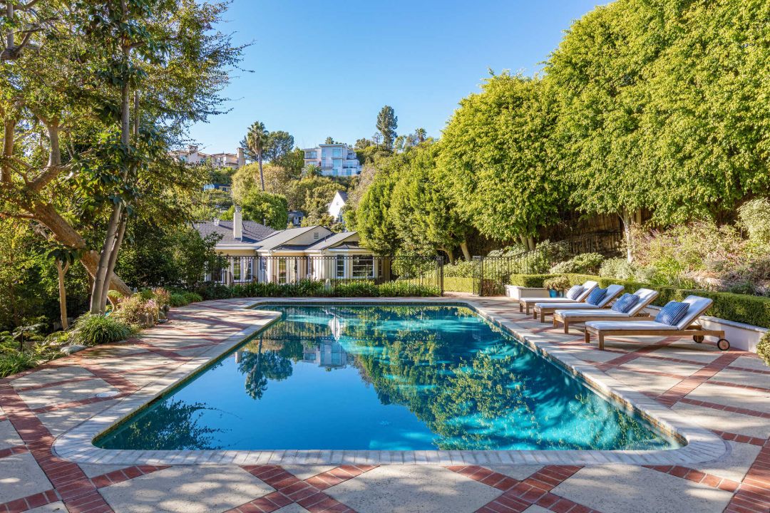 Estelle Getty Golden Girls Los Angeles Home Pool