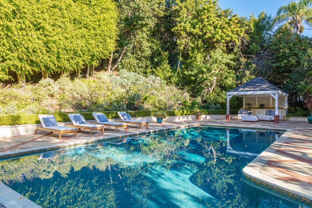 Estelle Getty Golden Girls Los Angeles Home Cabana