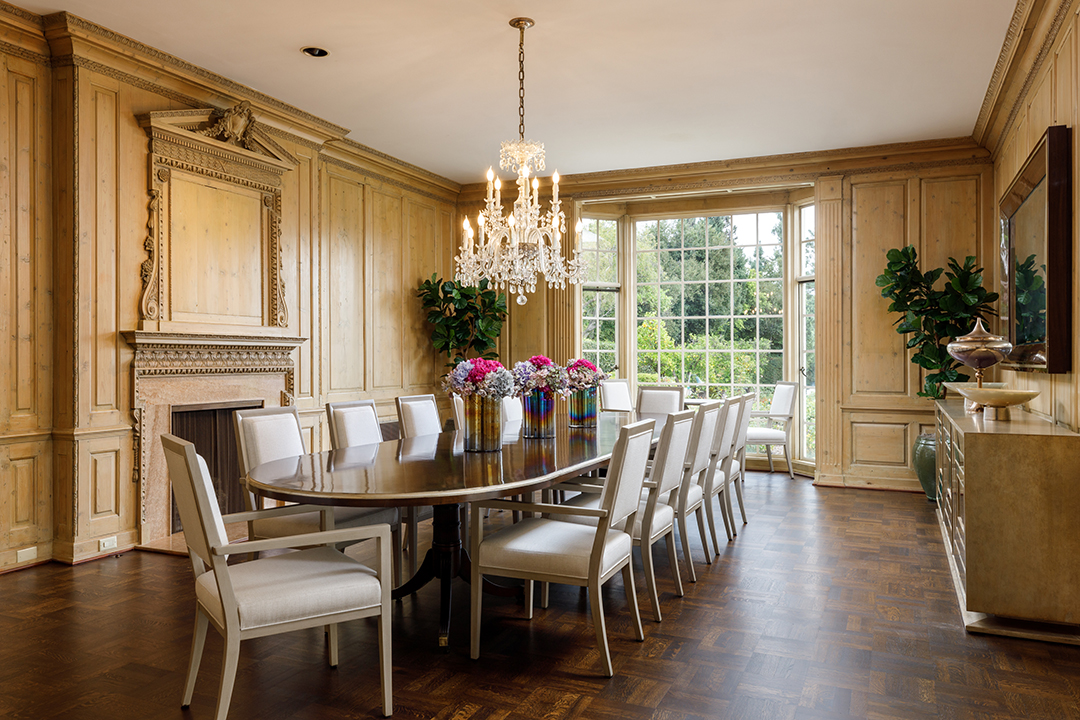 Prestigious Hilton Family Estate Designed By Paul R Williams Lists For 75m Dining Room