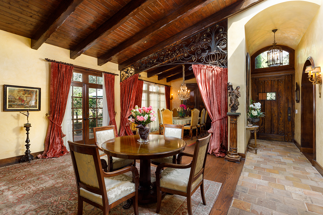 Priscilla Presley Has Left The Building And Just Sold Her Beverly Hills Home Breakfast Room