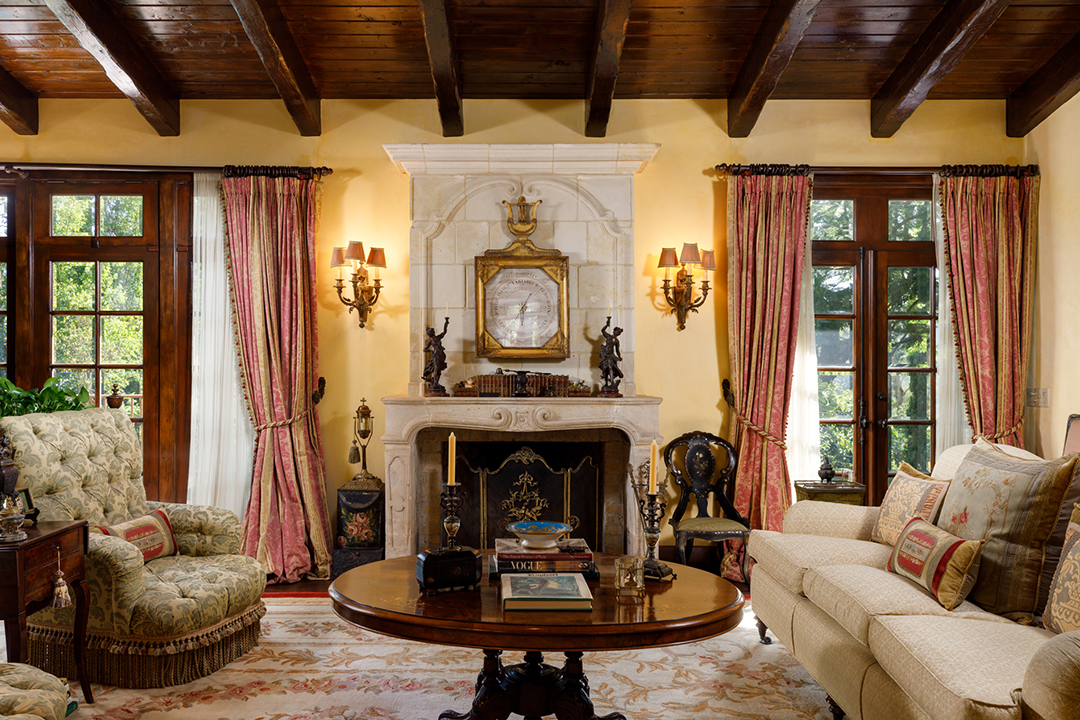 Priscilla Presley Has Left The Building And Just Sold Her Beverly Hills Home Fireplace