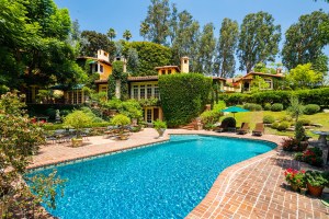 Priscilla Presley Has Left The Building And Just Sold Her Beverly Hills Home Pool