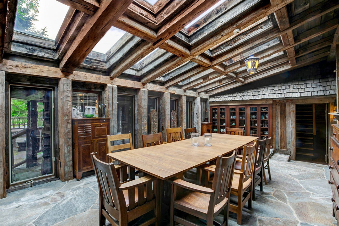 Equestrian Vermont Estate Dining Room