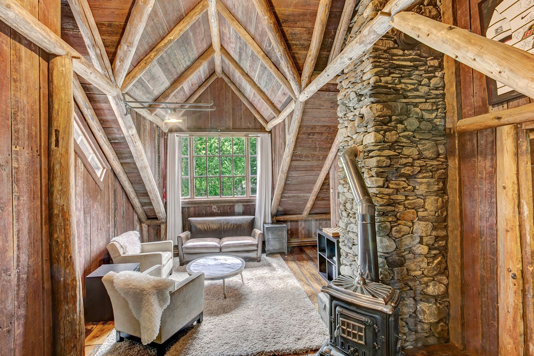 Equestrian Vermont Estate Sitting Area