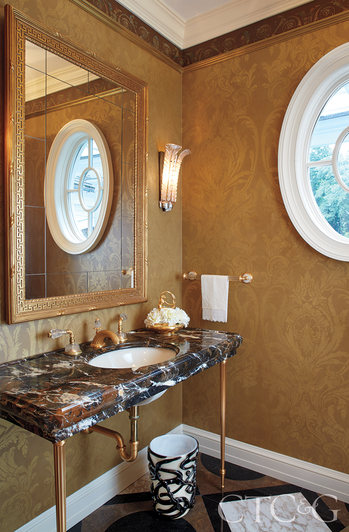 Gold Bathroom