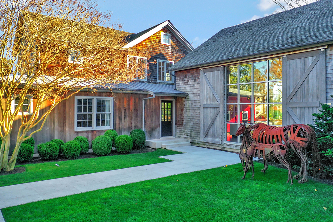 Never Before Available Bridgehampton Home Entrance