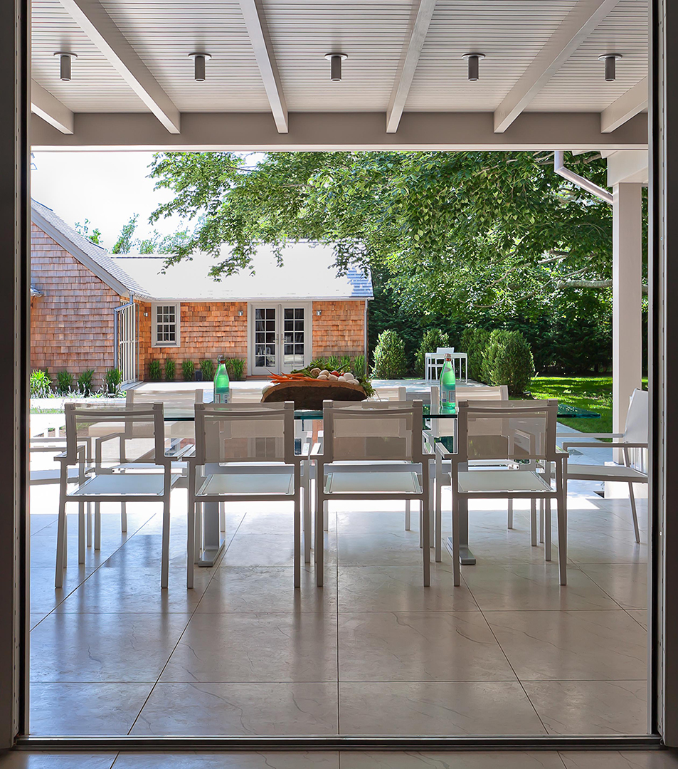 Never Before Available Bridgehampton Home Outside Table