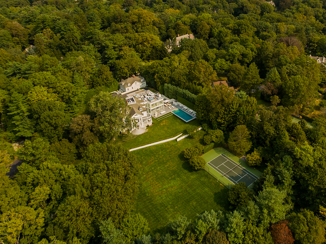A Spectacularly Sporty Estate Seeks 12 9m In Greenwich Aerial