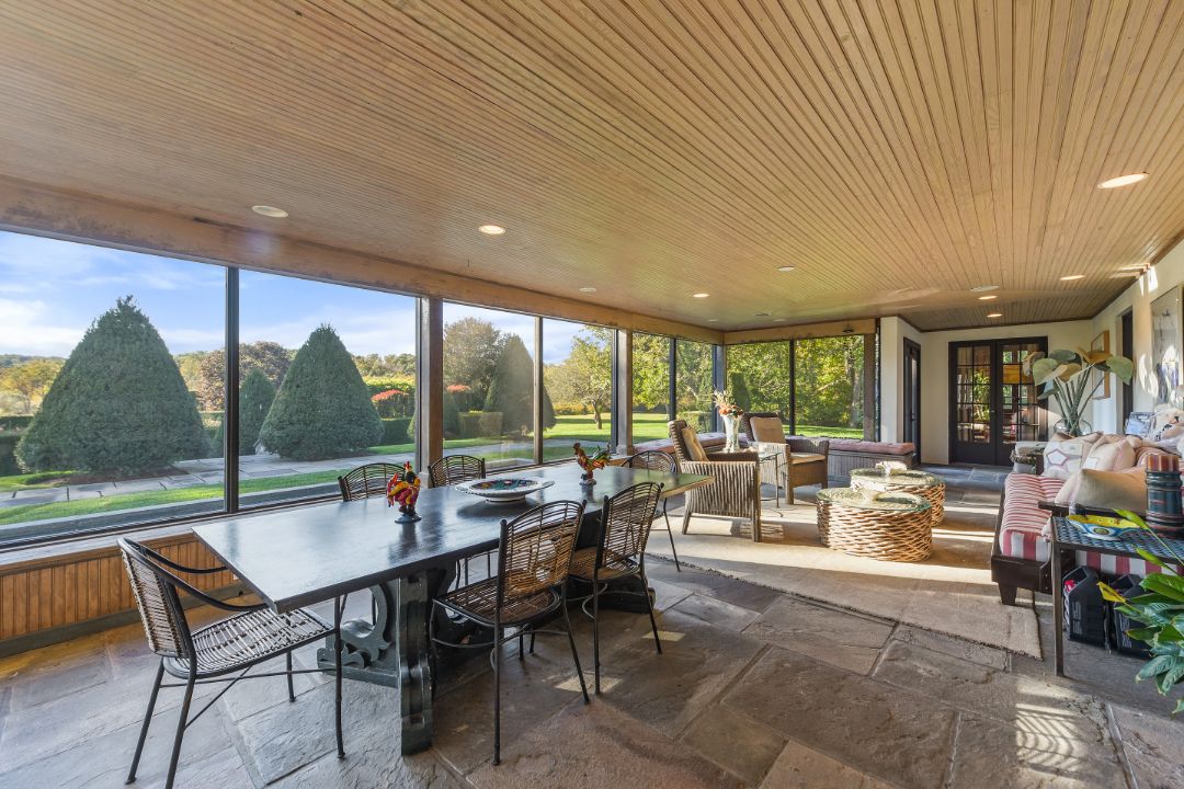Chicago Producer Westchester Estate Sunroom