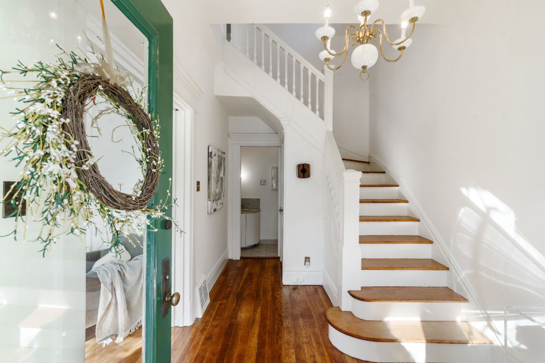 Cole Valley San Francisco Victorian Foyer