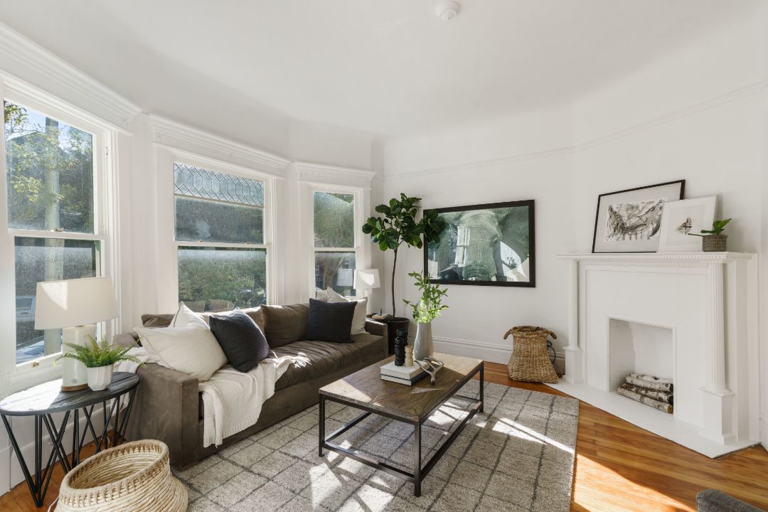 Cole Valley San Francisco Victorian Parlor