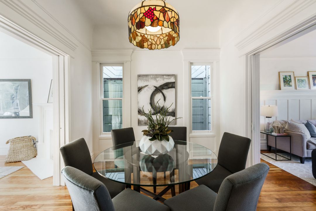Cole Valley San Francisco Victorian Dining Room