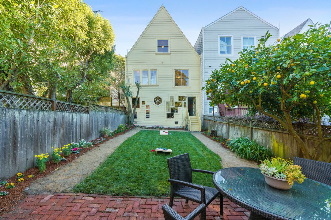 Cole Valley San Francisco Victorian Yard I