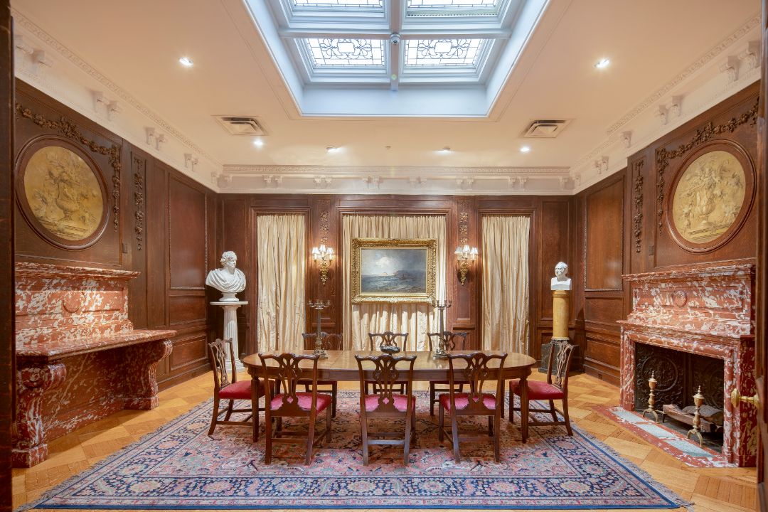 Fifth Ave Upper East Side Townhouse Dining Room