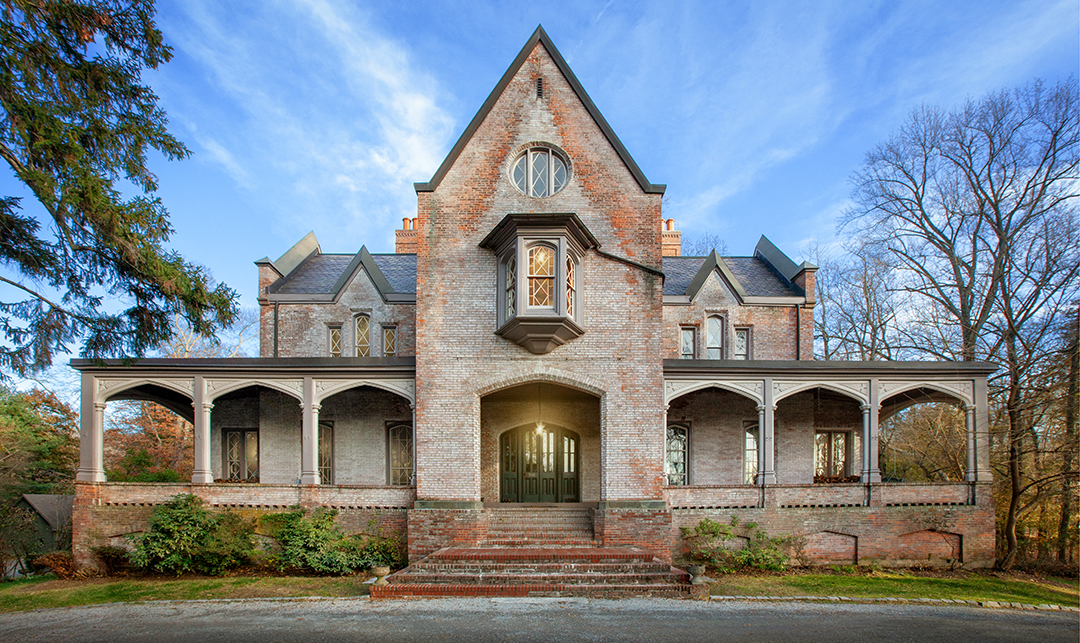 Historic Hurst Pierrepont Estate Lists Garrison Ny Craig Watters Front Entrance