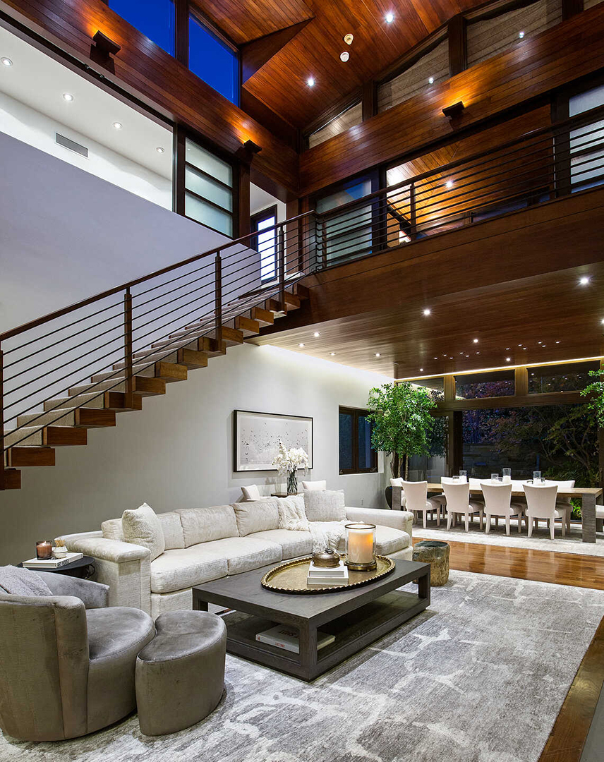 Matt Damons Contemporary Pacific Palisades Mansion Lists For 21m Staircase