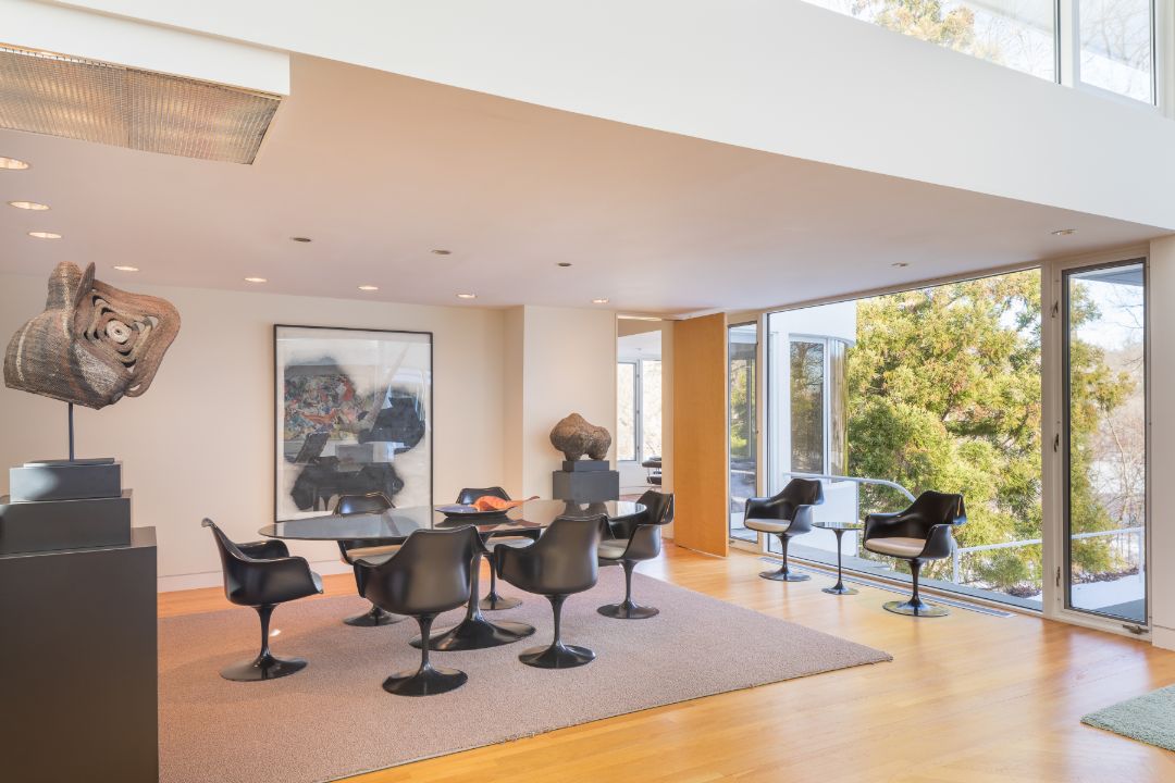 Moma Curator Pound Ridge Home Dining Room