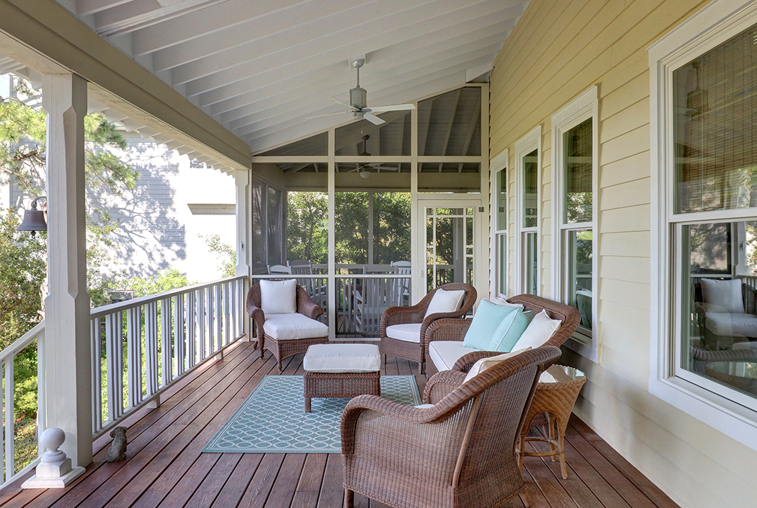 Sandra Bullock Sells Beautiful Tybee Island Home Porch