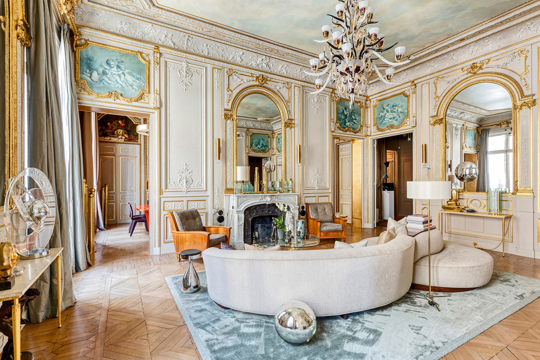 This Romantic Paris Apartment Listed For 7 6m Is Swoon Worthy Living Room D