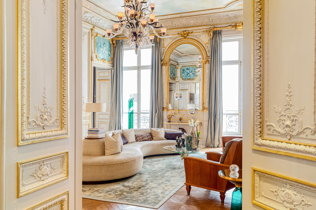 This Romantic Paris Apartment Listed For 7 6m Is Swoon Worthy Living Room