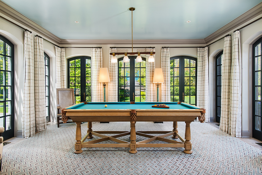 Tour A 30m Greenwich Estate Transformed By Steven Gambrel Pool Table