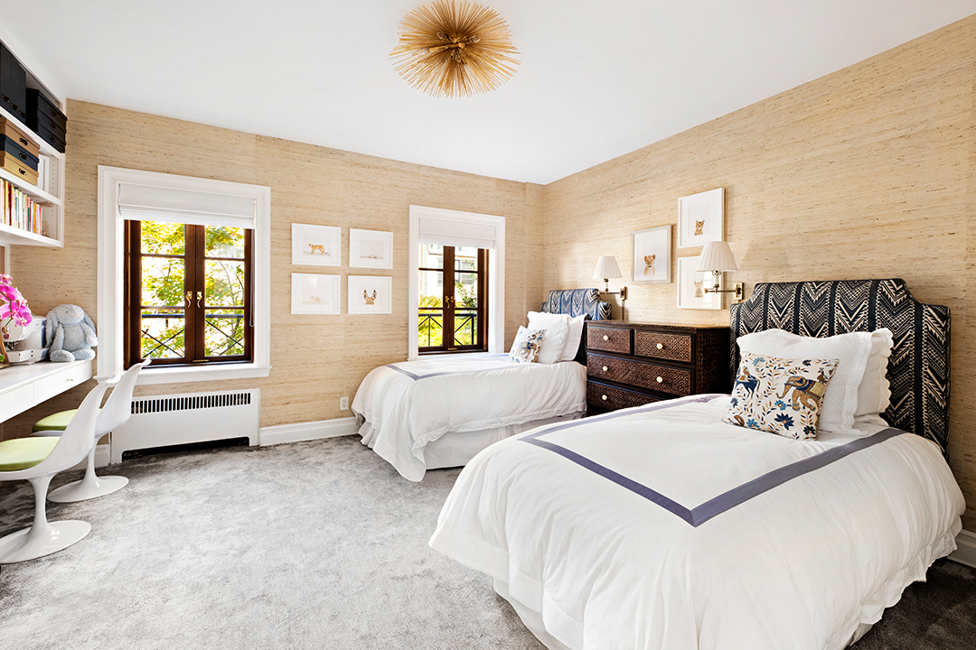 Upper East Side Townhouse Twin Beds