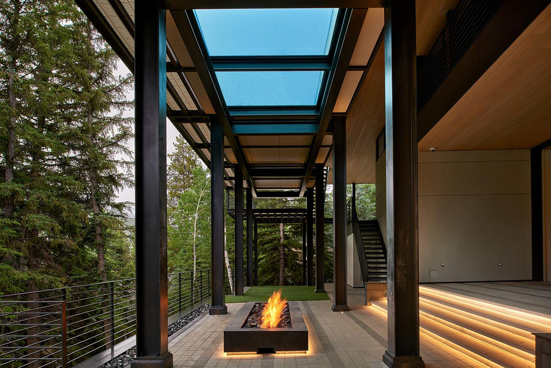 Wander Through A 45m Vail Modern With Tons Of Va Va Voom Firepit