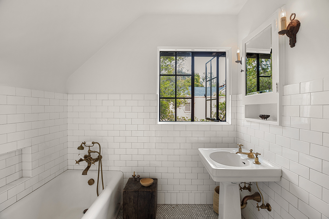Actor Walton Goggins Lists Cherished Circa 1927 La Home Bathroom B