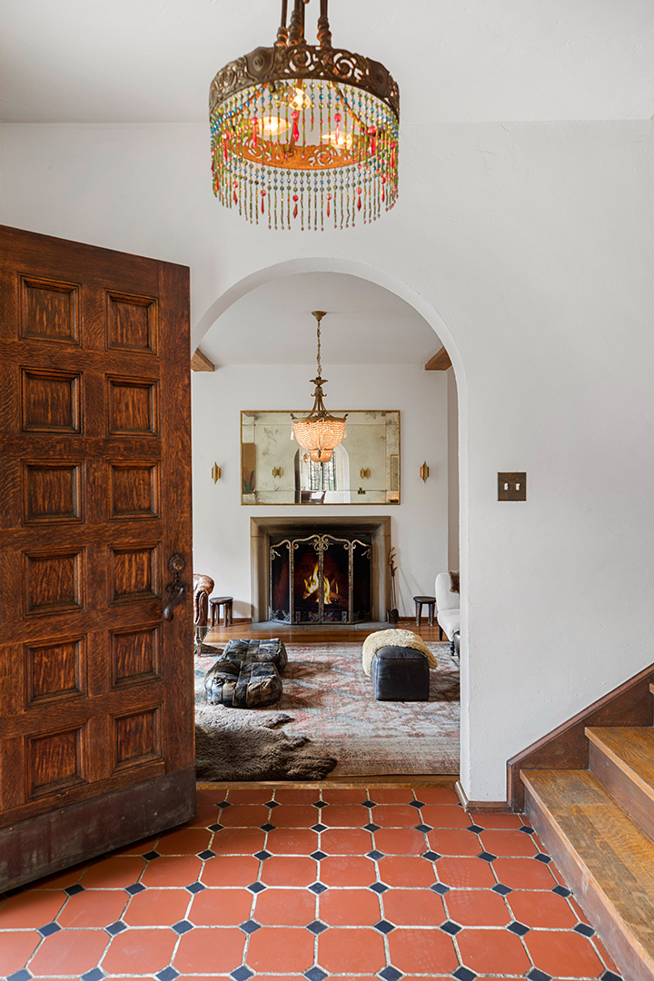 Actor Walton Goggins Lists Cherished Circa 1927 La Home Foyer