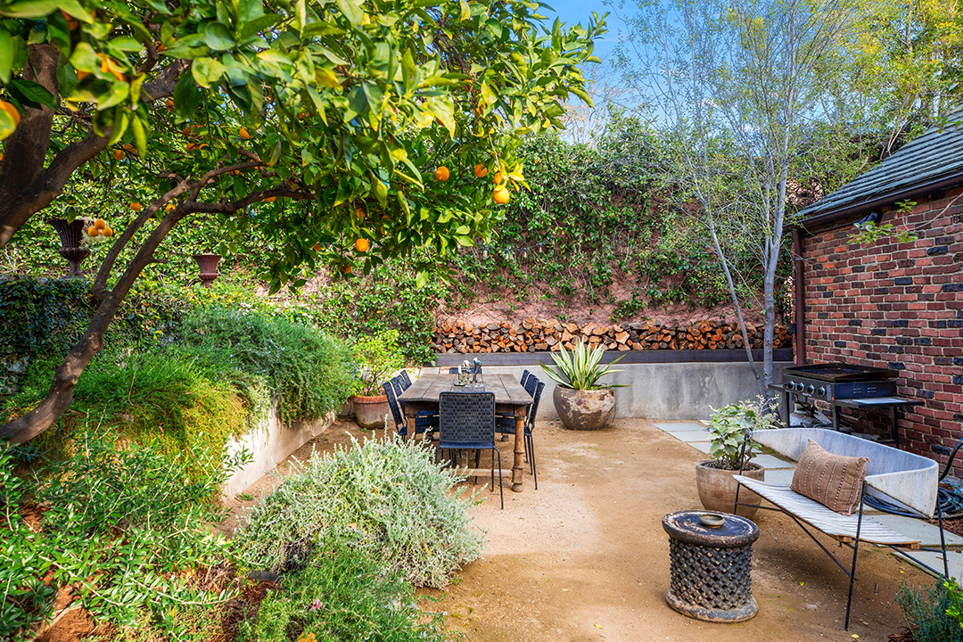 Actor Walton Goggins Lists Cherished Circa 1927 La Home Patio