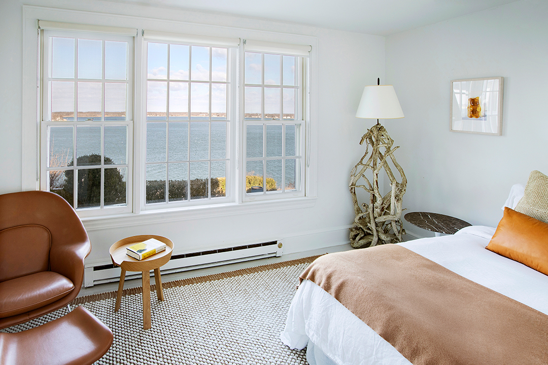 Ceo Of Knoll Lists Waterfront Architectural Stunner On Shelter Island Bedroom B