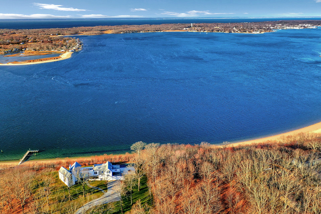 Ceo Of Knoll Lists Waterfront Architectural Stunner On Shelter Island View