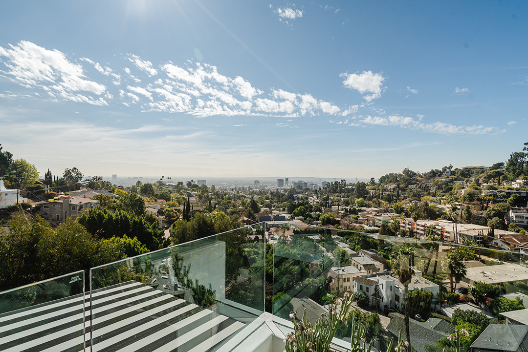 Diplos Cool Hollywood Hills Home Just Hit The Market Bedroom Terrace