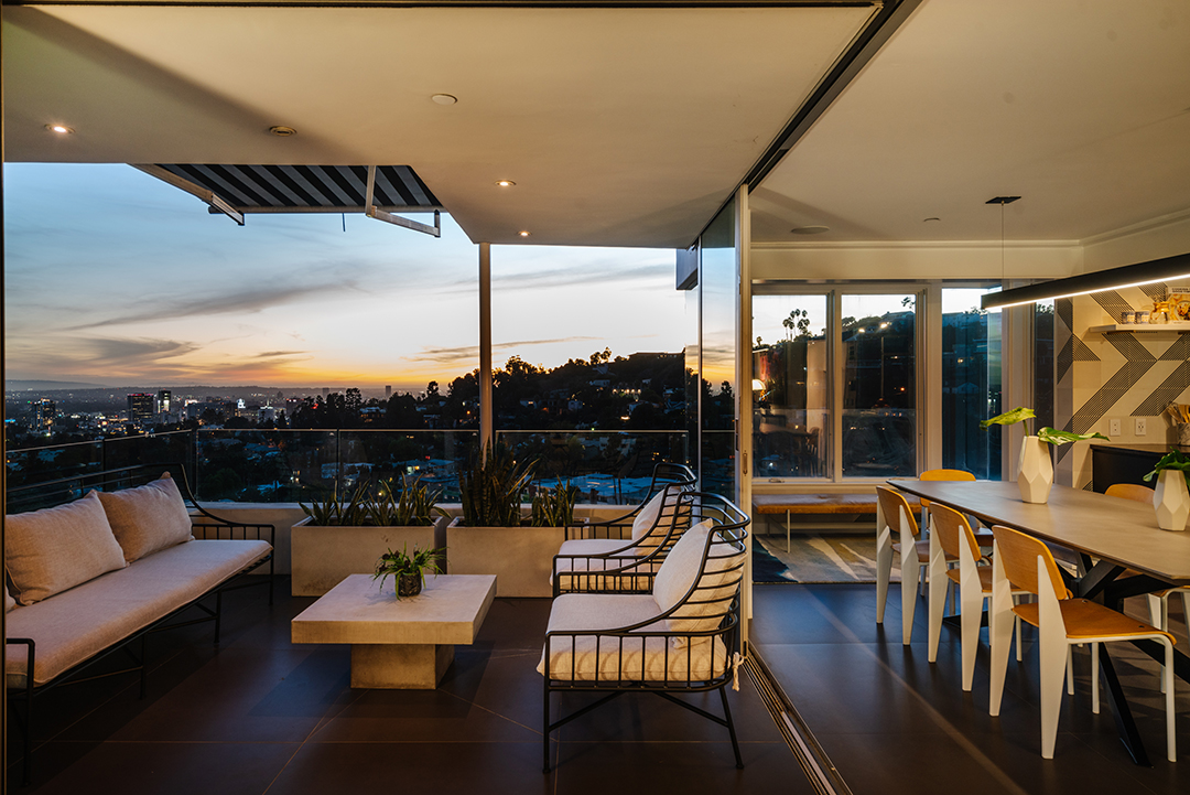 Diplos Cool Hollywood Hills Home Just Hit The Market Terrace Night