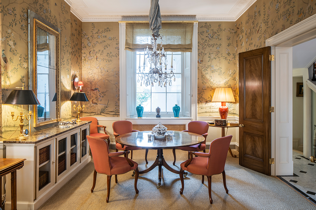 Duchess Of Marlborough Lists Exquisite Belgravia Eaton Place Townhouse Dining Room
